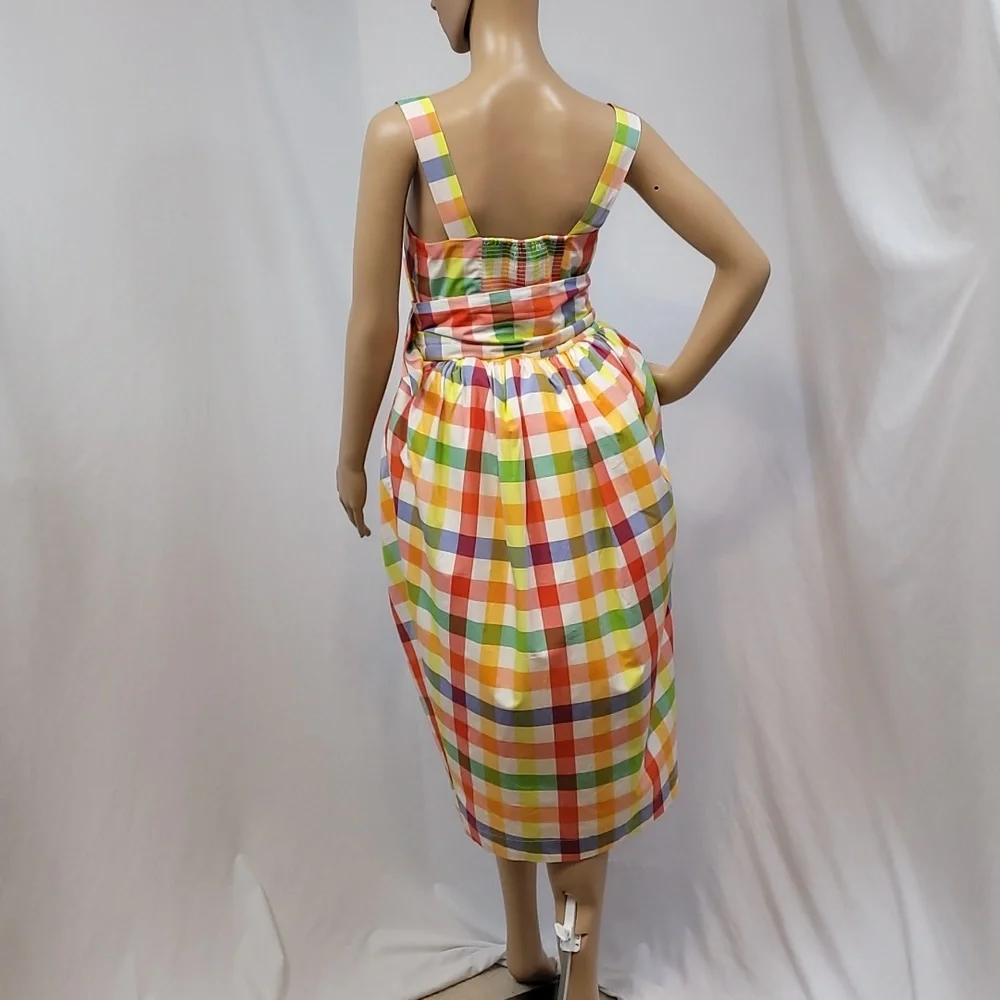 Christopher John Rogers  for Target Plaid Wide Strap Dress - Picture 5 of 16